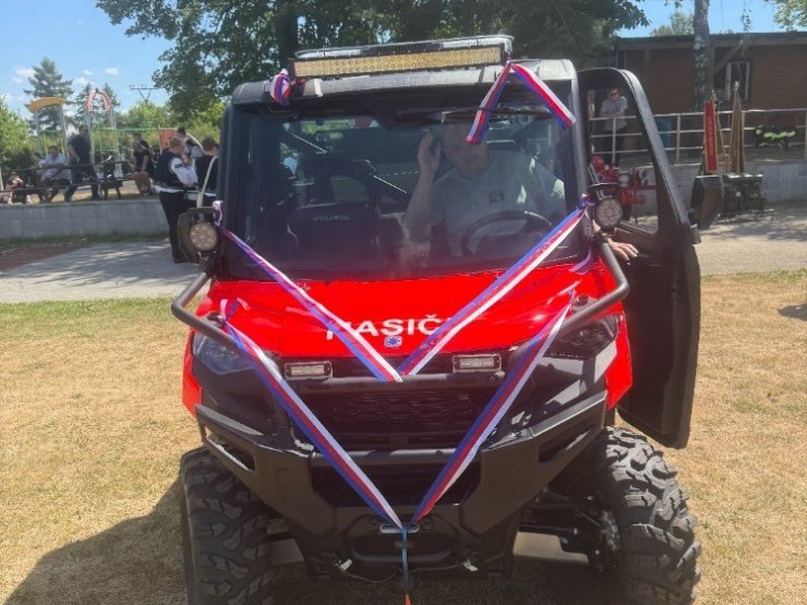 Kostelany, 4th of July - the day when a new UTV quad bike was blessed